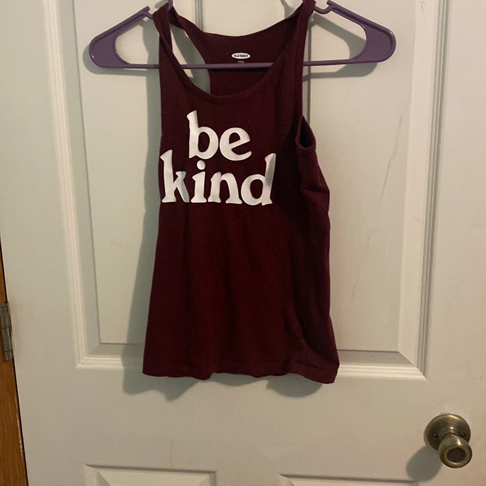I am selling this maroon tank top.